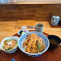 天ぷらふく西 禅と匠 - 【海老と野菜天丼】