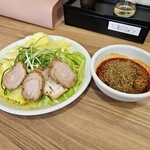 広島つけ麺まるこう - つけ麺　麺量並　辛さ2　1000円