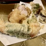 宵ノねこ - 天ぷら盛り合わせ