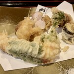 宵ノねこ - 天ぷら盛り合わせ