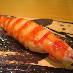 鮨　臥龍 - 天然車海老 長崎県(2014/07)