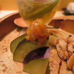 鮨　臥龍 - 水茄子(2014/07)