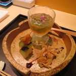 鮨　臥龍 - 先付け(2014/07)