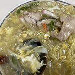 三喜食堂 - 溶き卵スープに具だくさん