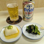 tell me キッチン - ちょい呑みセット　500円　小皿2品付き