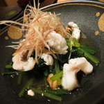 やなぎ澤 - 【再訪14】京壬生菜と鱧のおひたし