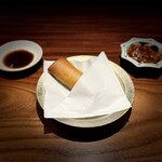 291360998 - 蜆肉韭黃春巻（あさりの春巻き）