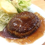 神田食堂 - ハンバーグ定食 ¥900