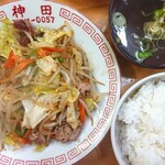 神田食堂 - 野菜イタメ定食 ¥850