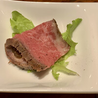 グリル プランチャ - 自家製ローストビーフ！うまー。