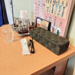 祭麺堂 - 卓上調味料