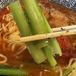 中華そば タンポポ - 青菜