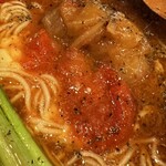 中華そば タンポポ - 濃厚たっぷりトマト