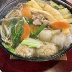 そば茶屋 吹上庵 志布志店 - ちゃんこ鍋そば