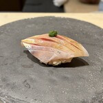 鮨　いの - 鯵（鮨 いの）2024.10