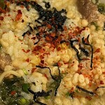 中華そば タンポポ - 〆はタンポポめしをスープにダイブ‼️