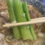 中華そば タンポポ - 青菜