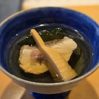 寿司 藤やま - 真鯛(桜鯛)と筍のお椀