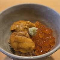 寿司 藤やま - うにいくら小丼(北海道)