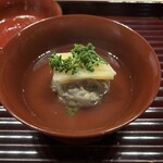 多仁本 - すっぽんとなんかのしんじょと…こ、これは花山椒ざんしょ？！今年お初です〜そして筍が甘い！甘い！あま〜〜〜い！