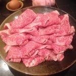 半蔵 - すき焼きのお肉〜♥︎