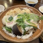 そば茶屋 吹上庵 隼人中央店 - 峠なべ(そば)