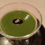 鮨 銀座 おのでら - 抹茶のブラマンジェ