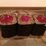 鮨 銀座 おのでら - 鉄火巻き