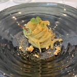 クロデグルメ - カラスミとフキノトウの冷製カッペリーニ