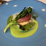 クロデグルメ - 本日の鮮魚 赤蕪とアレッタ 、ワカメオイル