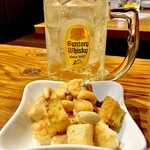 野毛ビストロZIPスタンド - 20250313お通し・ハイボール飲み放題880円