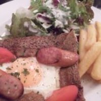 カンティネッタバズ - 本日のガレット。ほかにもランチメニューはありました。