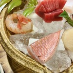 しんのすけ - 生本まぐろ、金目鯛、ぼたんえび