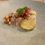 ペルー料理 DESTINO51 - セビーチェ・真鯛のマリネ