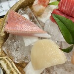 しんのすけ - ぼたんえび、金目鯛、たいら貝