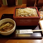 銀座 木屋 - 鴨汁つけうどん２枚盛。