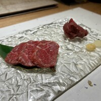 RITO - 馬刺しのお造りの中トロとヒレ