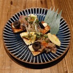 あじのマイケル - 鯵のブルスケッタ （写真はハーフ）（1000円）