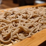 あじのマイケル - モチモチつるつる麺♪ 板蕎麦（写真はハーフ）（1100円）
