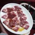 焼肉幸泉 - タンすじ