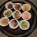 chinois 蓮歩 - 前菜9種盛り