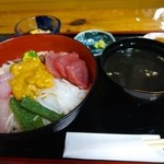 漁師料理 番屋 - 1600円『海鮮丼』2014.7