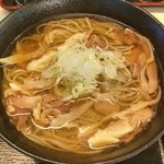 山形の肉そば屋 - 冷たい肉そば大盛り
            