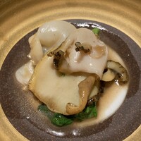 chinois 蓮歩 - 赤鮑の醤油蒸し