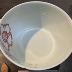 手打ち蕎麦 銀杏 - 完食です