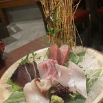 俺の割烹 銀座本店 - お刺身5種盛り