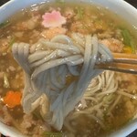 手打ち蕎麦 銀杏 - そば箸あげ