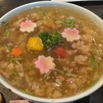 手打ち蕎麦 銀杏 - さくら蕎麦（¥2,370-）