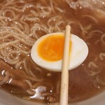 昭島大勝軒 - 茹で卵リフト