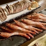 焼き鳥 やむや - 甘エビ刺